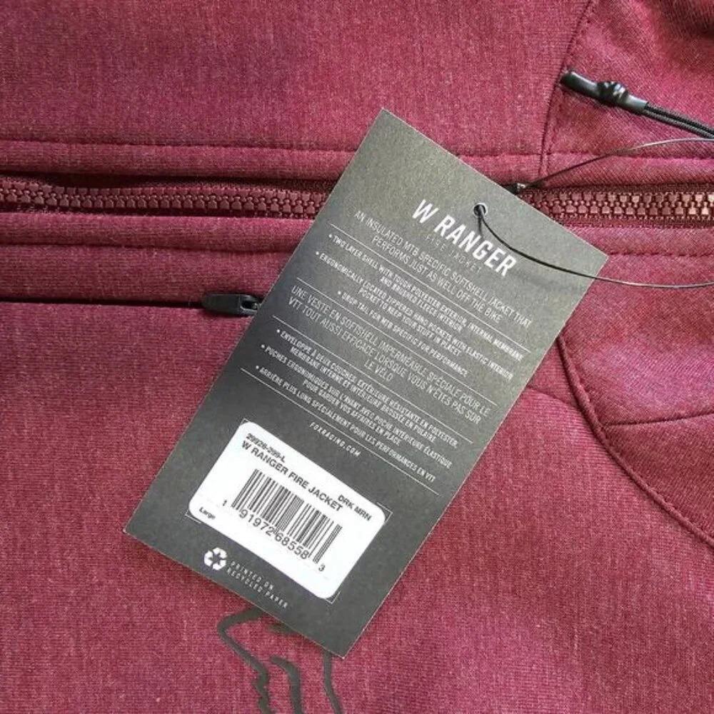 Fox Racing Ranger Fire Jacket in Dark Maroon - Size Large - Picture 9 of 11